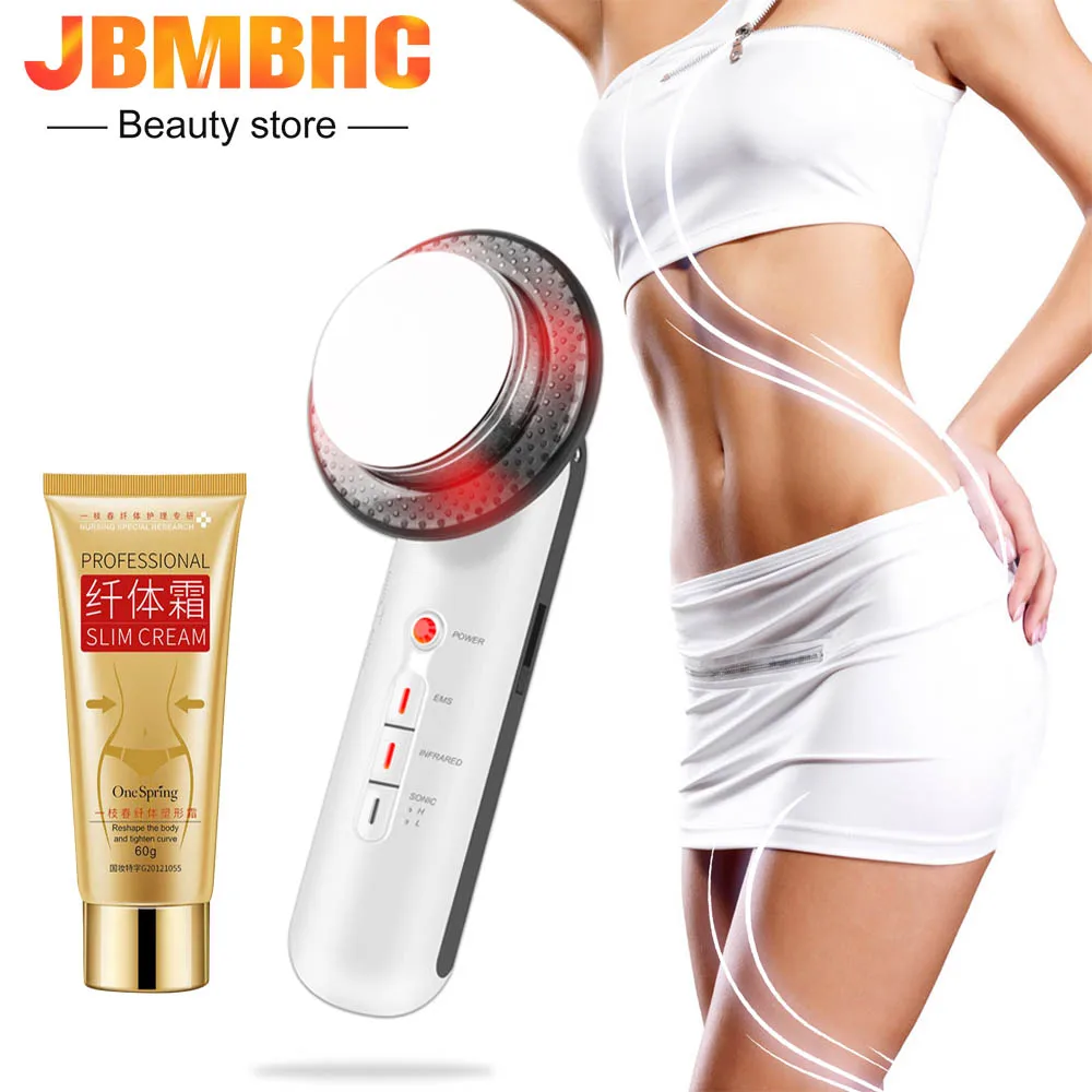 

3In1 EMS Infrared Ultrasound Cavitation Fat Burner Anti-cellulite Massager Slimming Body Shaper Losing Weight Ultrasonic Machine