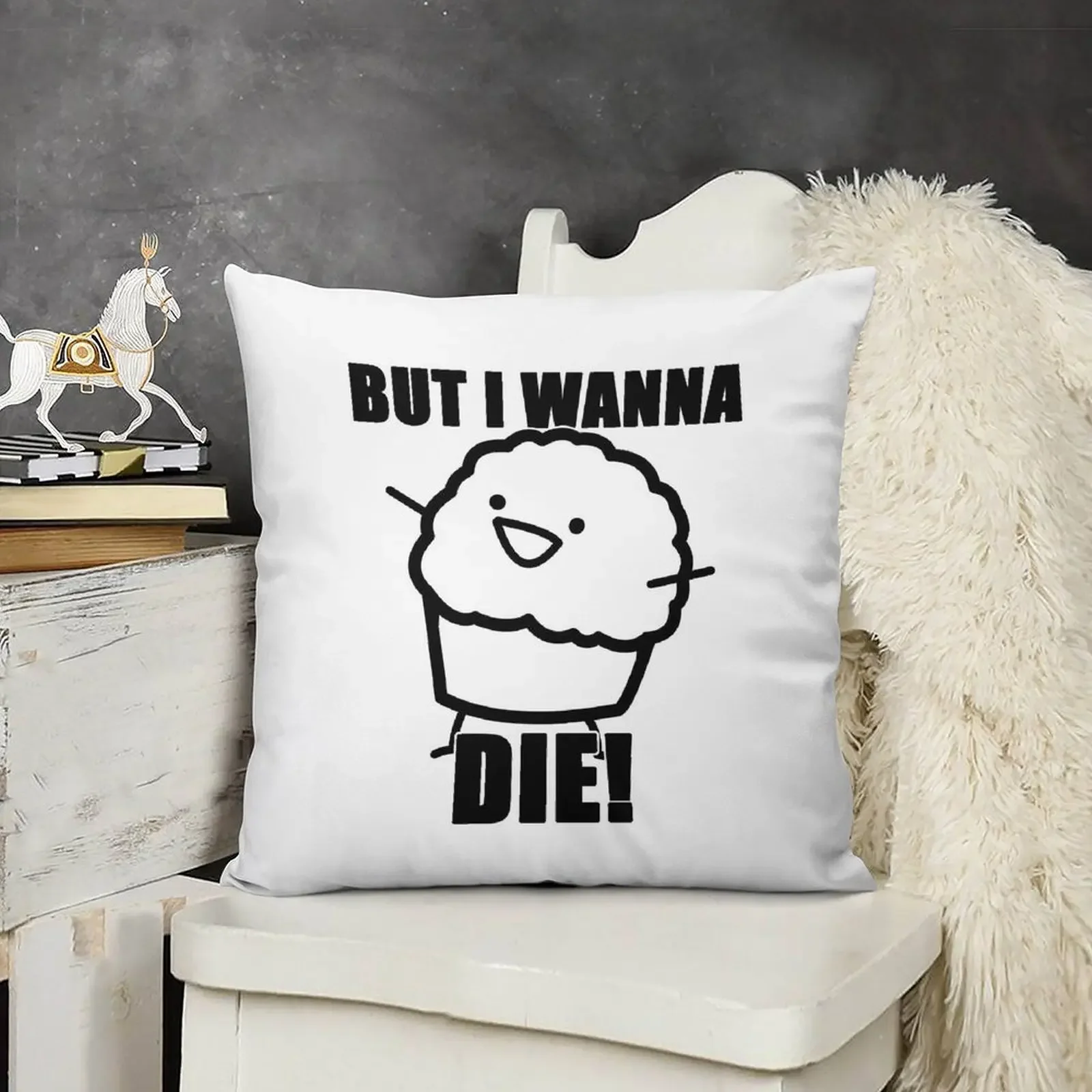 asdfmovie-Маффин Декоративная подушка Подушки наволочка