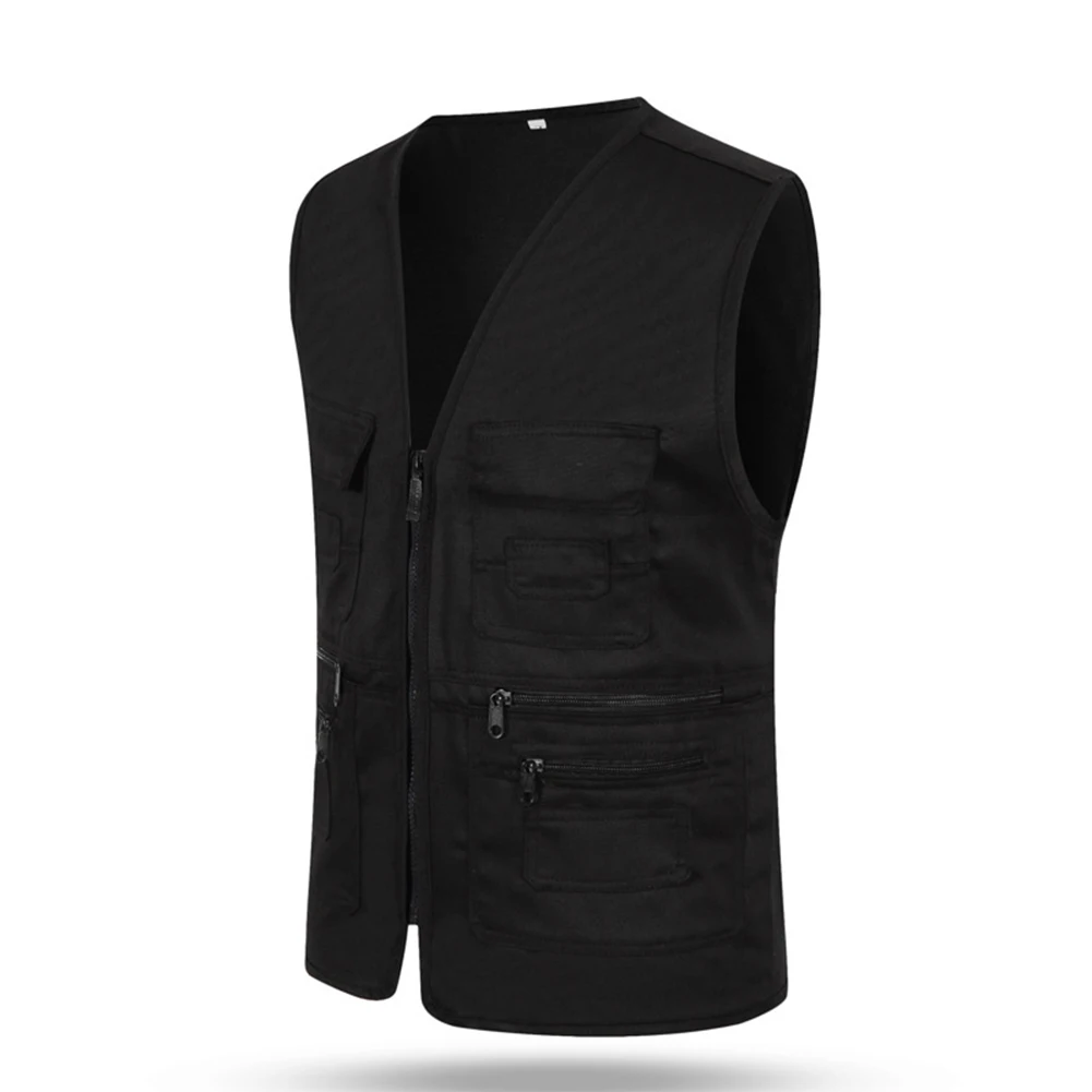 

Durable Vest Jacket Gilet Hunting L-3XL Multi Pocket Outdoor Polyester