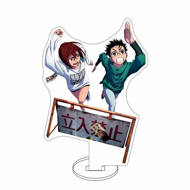 Anime DANDADAN S.h.figuarts Dandadan Ayase Momo Takakura Ken Action Acrylic Stand Model 15CM Gifts for Fans