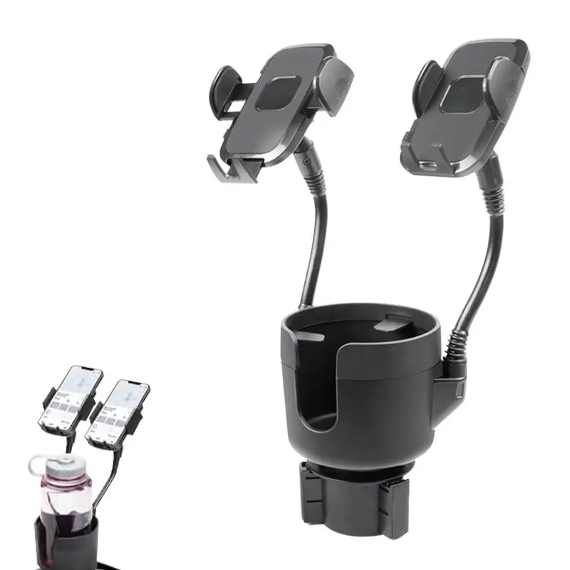 

Автомобильный держатель для чашки 3 в 1, регулируемый автомобильный поднос, стол, вращающийся на 360 градусов держатель для телефона, автомоби...