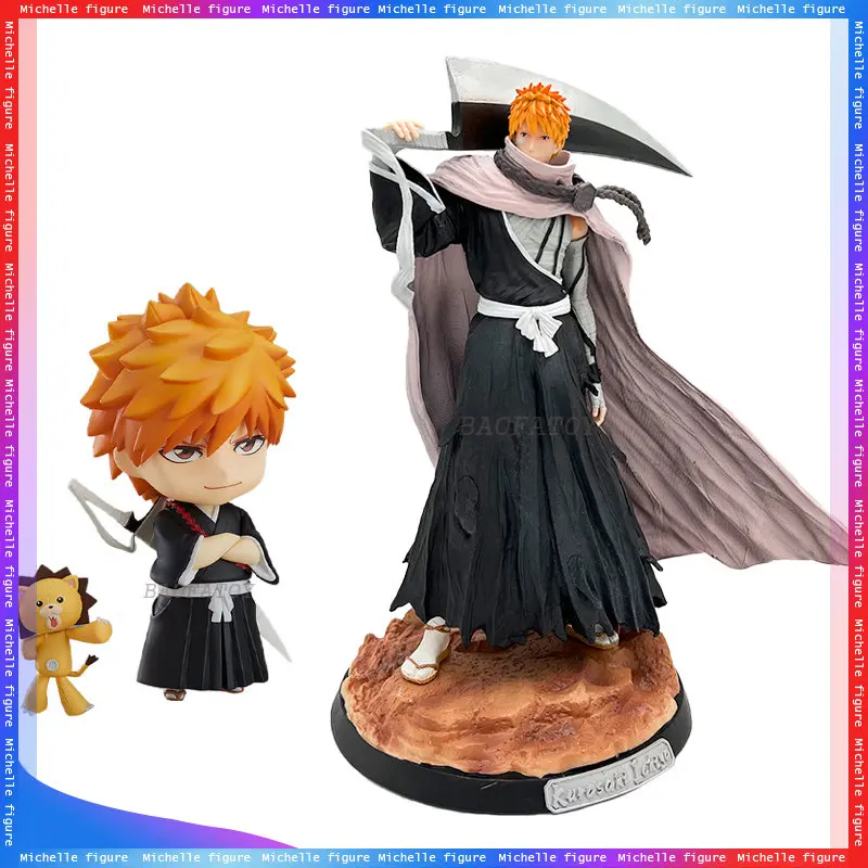 

34 см, искусственная аниме-фигурка #991 Ichigo Kurosaki, экшн-фигурка, отбеливающая, Коллекционная модель, кукла, игрушки, подарки