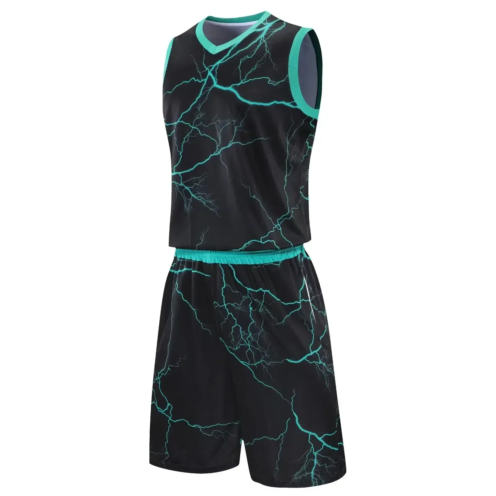 Мужская Форма Баскетбольной Команды Комплект 24-25 Тренировочный Жилет И Шорты