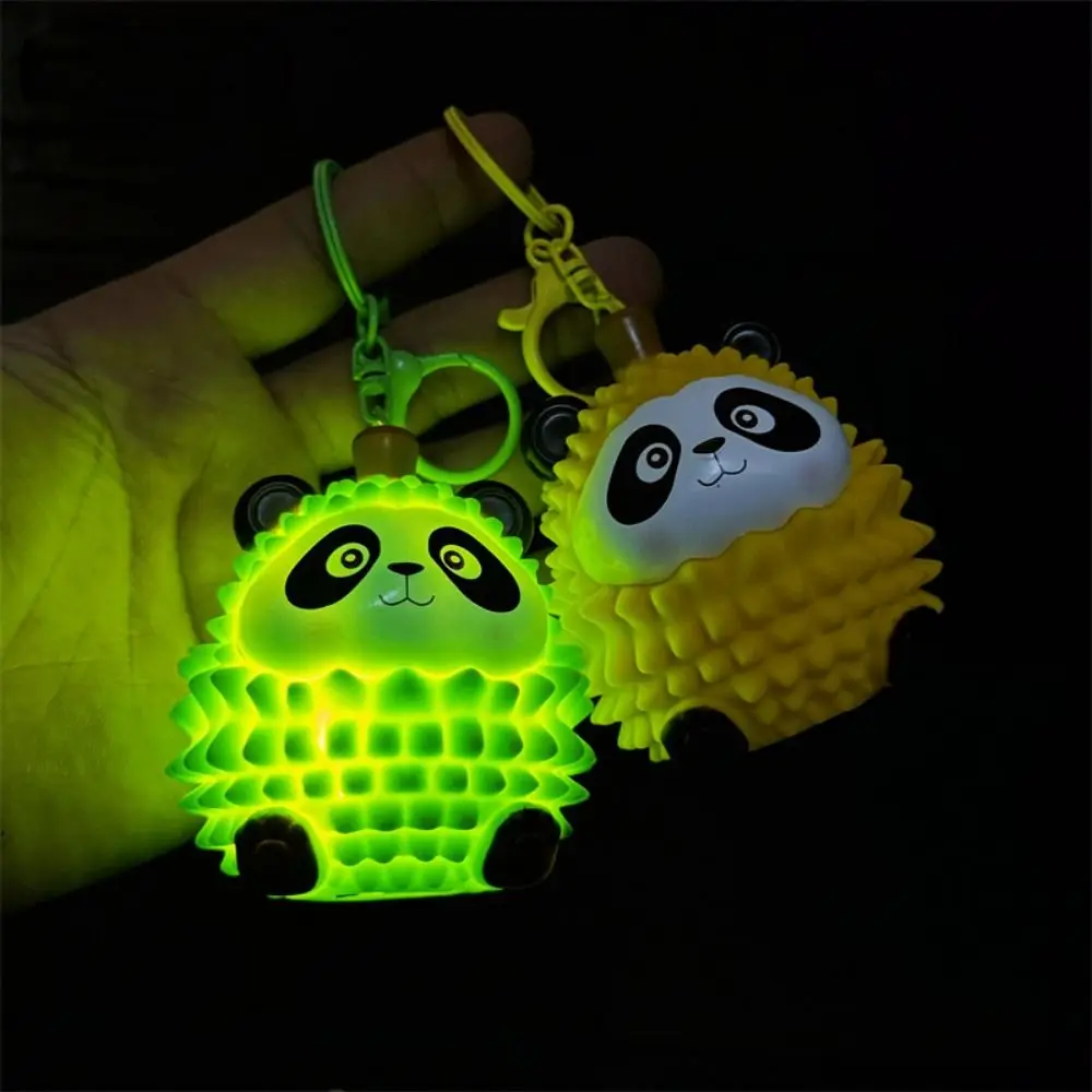 Светящийся брелок для ключей с изображением панды и животных Дуриан пластиковый