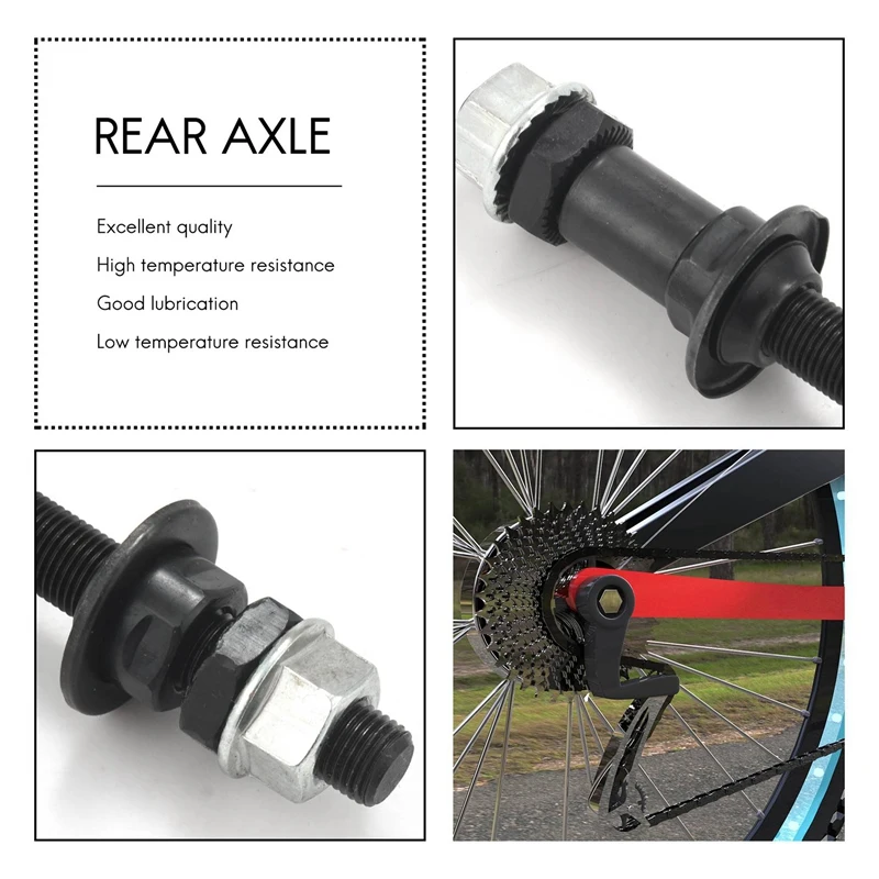 Удлиненная задняя ось для горного велосипеда 240 мм