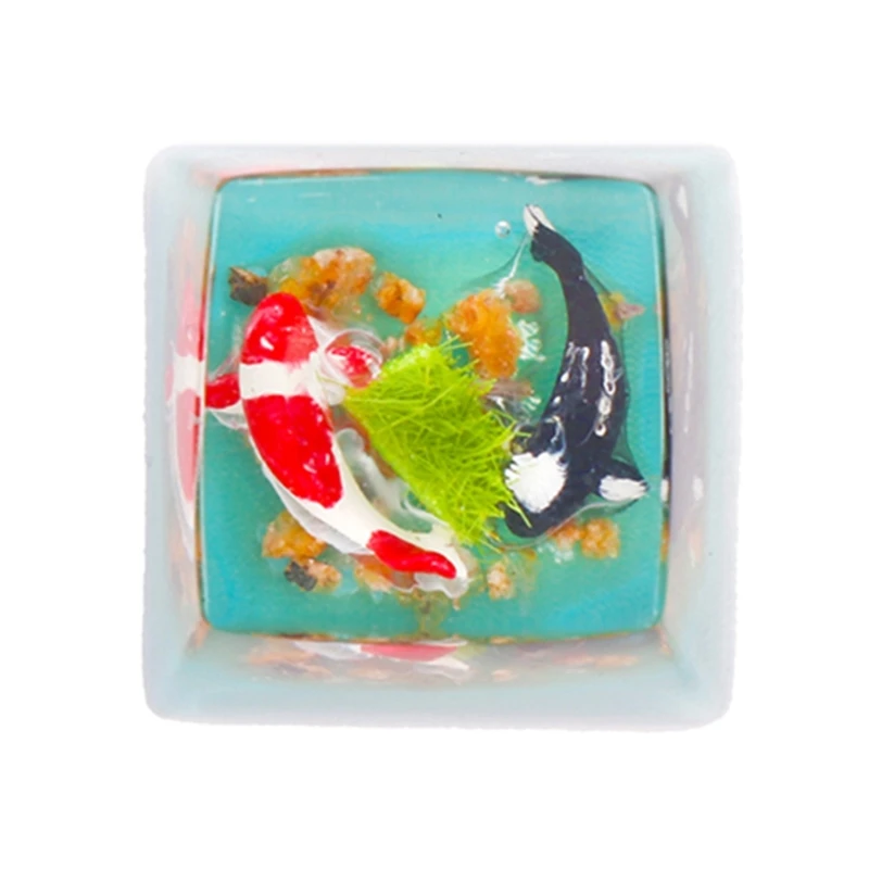 

Деликатная подсветка, колпачки для клавиш из смолы с ручной гравировкой, колпачки для клавиш из смолы, сменные колпачки для клавиш «сделай с...