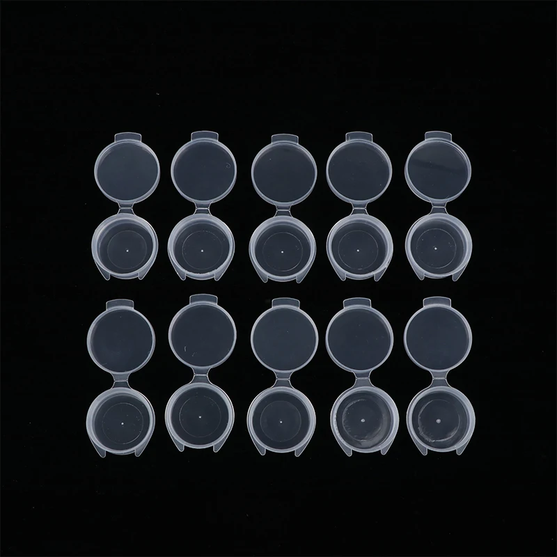 

10Pcs 5g Make Up Jars Mini Sample Bottle Sealing Pot Face Cream Container Plastic Transparent Case Salad Sauce Portable Box