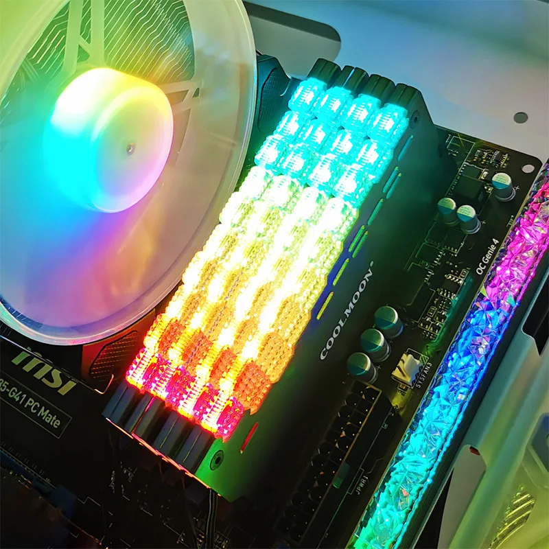 Кулер оперативной памяти ARGB радиатор DDR для ПК игровой модуль DDR3 DDR4 совместим с ASUS