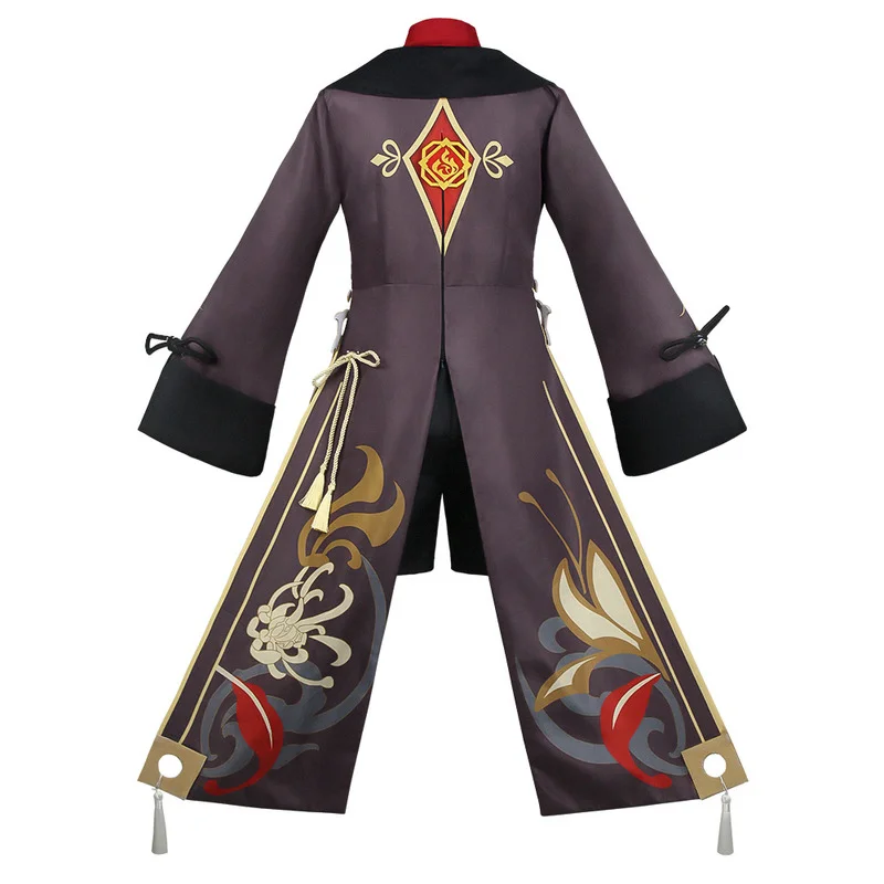 Anime Genshin Impact Hutao Cosplay Costume Uniform Wig Full Set  Cosplay Anime Chinese Style Halloween Costumes Cosplay Props