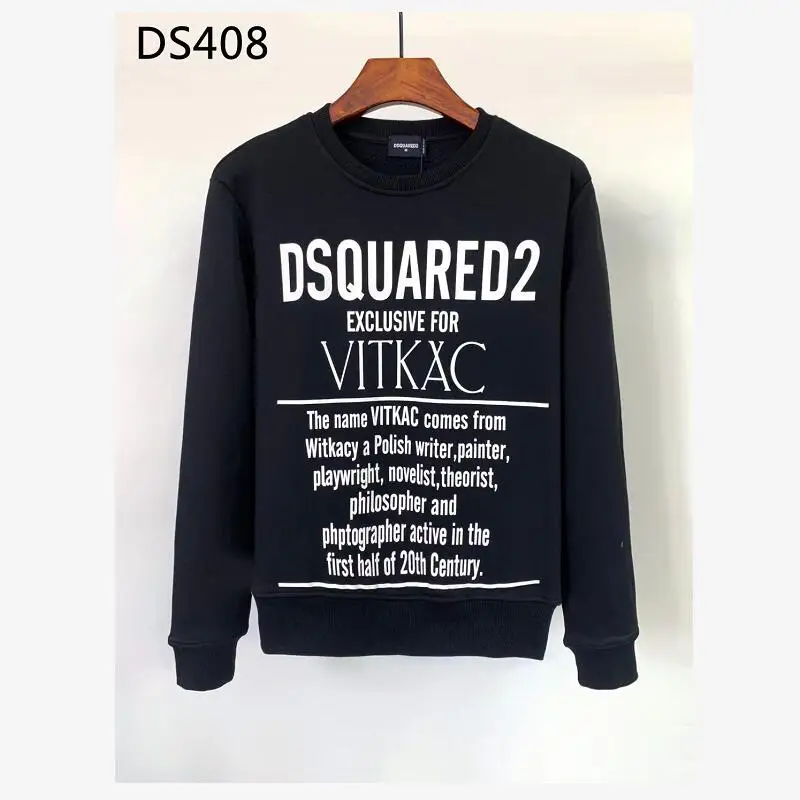 

Classic 2023 Dsquared2 Women/Men Letter Printed Unisex Casual Sweatshirt DS408