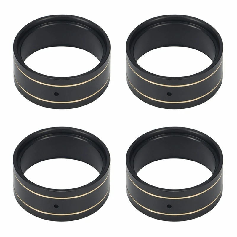 

4PC 16G Brass 1.0 Inch Beadlock Wheel Rim Internal Weight Clamp Ring For Axial SCX24 AX24 1/24 RC Crawler Upgrade Replacement