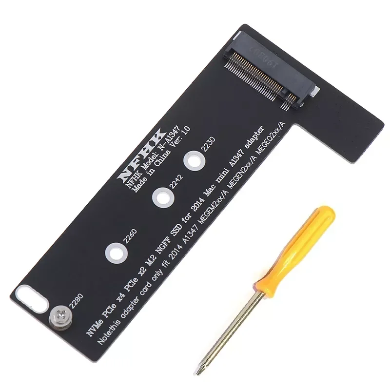 

M ключ NVMe M2 SSD для применения Mac Mini 2014 A1347 MEGEN2 MEGEM2 MEGEQ2 адаптер PCI express NGFF 760P 600P карта расширения