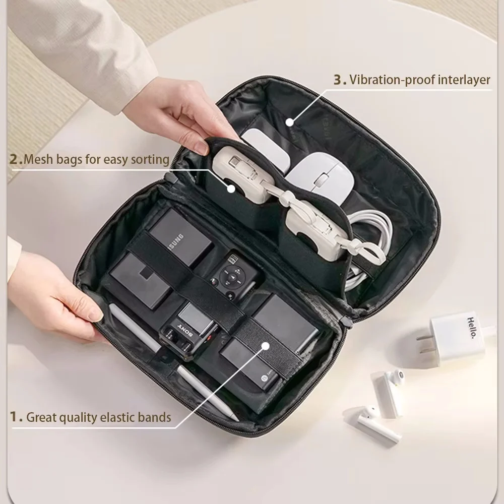 Водонепроницаемый Цифровой Органайзер Портативная Сумка Для Хранения USB-кабеля