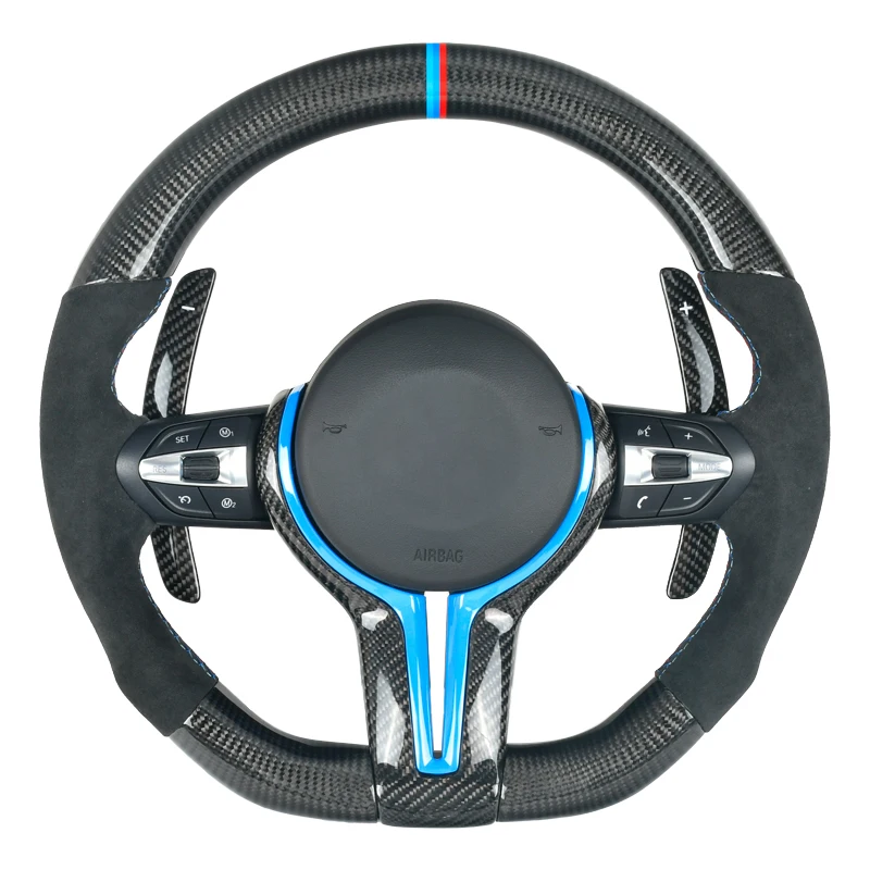 

Спортивное Рулевое Колесо M под заказ для BMW F10 F11 F20 F30 F32 F34 F48 F25 F26 F15 F16 1 3 4 5 Series 550d 328m Upgrade M3 M6