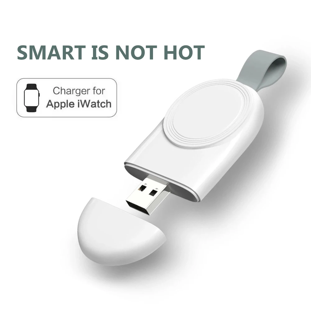

Портативное беспроводное зарядное устройство для Apple Watch Series 6 se 5 4 3 2 1 band, ремешок для станции, USB-кабель для зарядного устройства для IWatch 6 se 5 4...