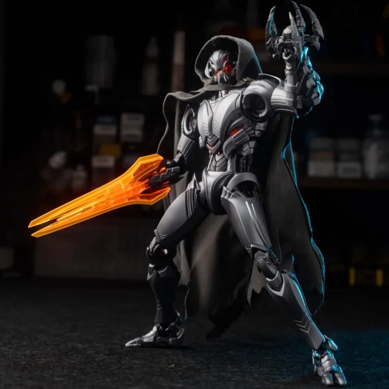 Фото Новая коллекционная фигурка BLOKEES Legend Edition Ultron Marvel Rivals Series, ультра-подвижная модель для сборки, игрушка-подарок. №5