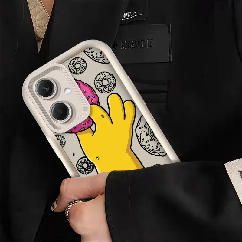 Чехол для Xiaomi Redmi Note 13 12 Pro Plus 4G чехол с рисунком из мультфильма The Simpsons задняя