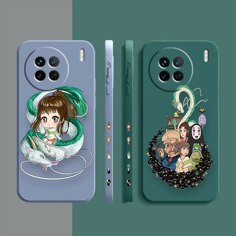 The Anime Spirited Away Phone Case For VIVO X21I X21S X23 X27 X30 X50 X60 X70 X80 X90 5G PRO PLUS Colour Case Funda Shell Capa