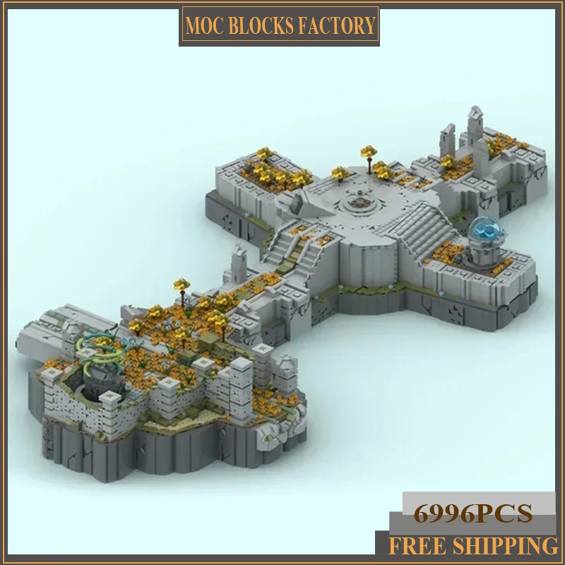 Популярная Игровая модель Moc строительные блоки технология Восточного неба Gerudo