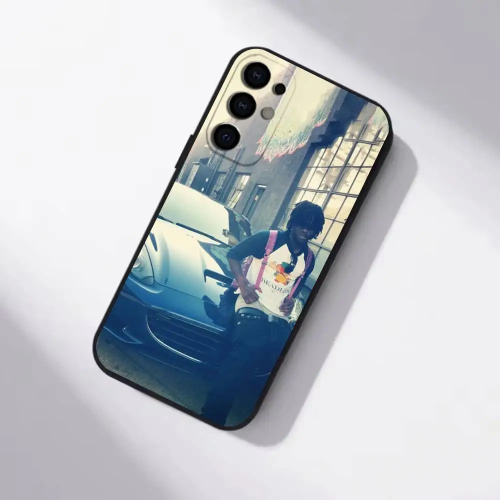 Фото Чехол для телефона Rapper C-Chief Keef, черный, силиконовый, мягкий, для Samsung S25, S24, S21, S22, S23, S30, Ultra, S20, Plus, Fe, Lite №4