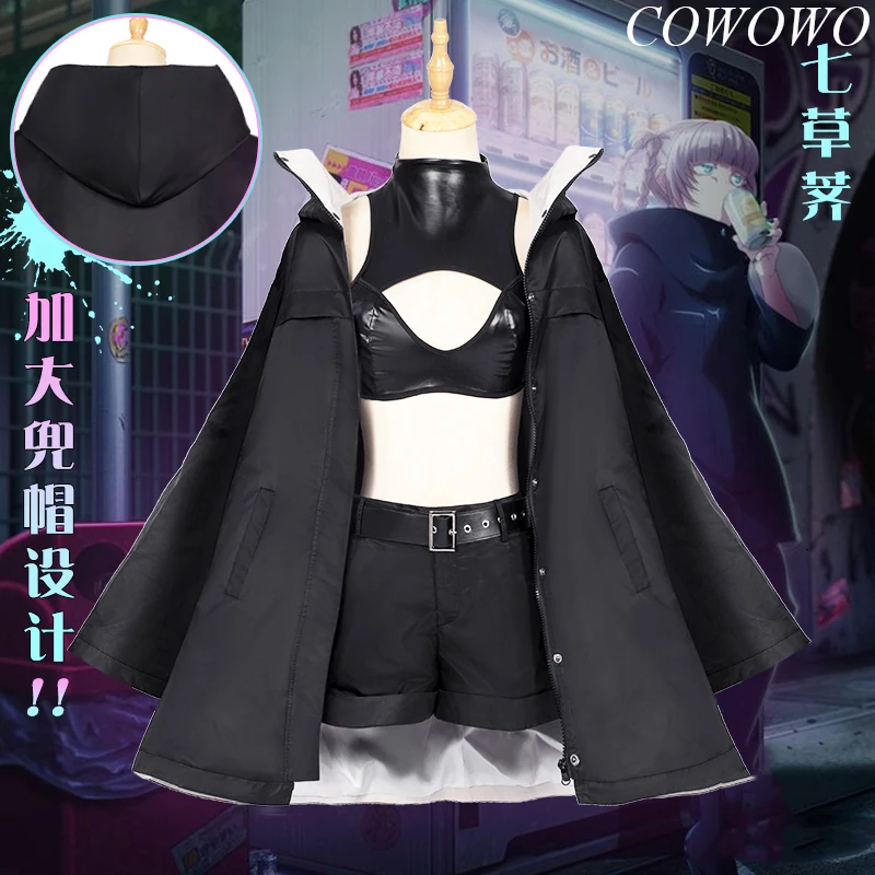 

COWOWO Anime! Yofukashi No Uta (Call Of The Night) Nazuna Nanakusa Game Suit Lovely Uniform Cosplay Costume Halloween Outfit