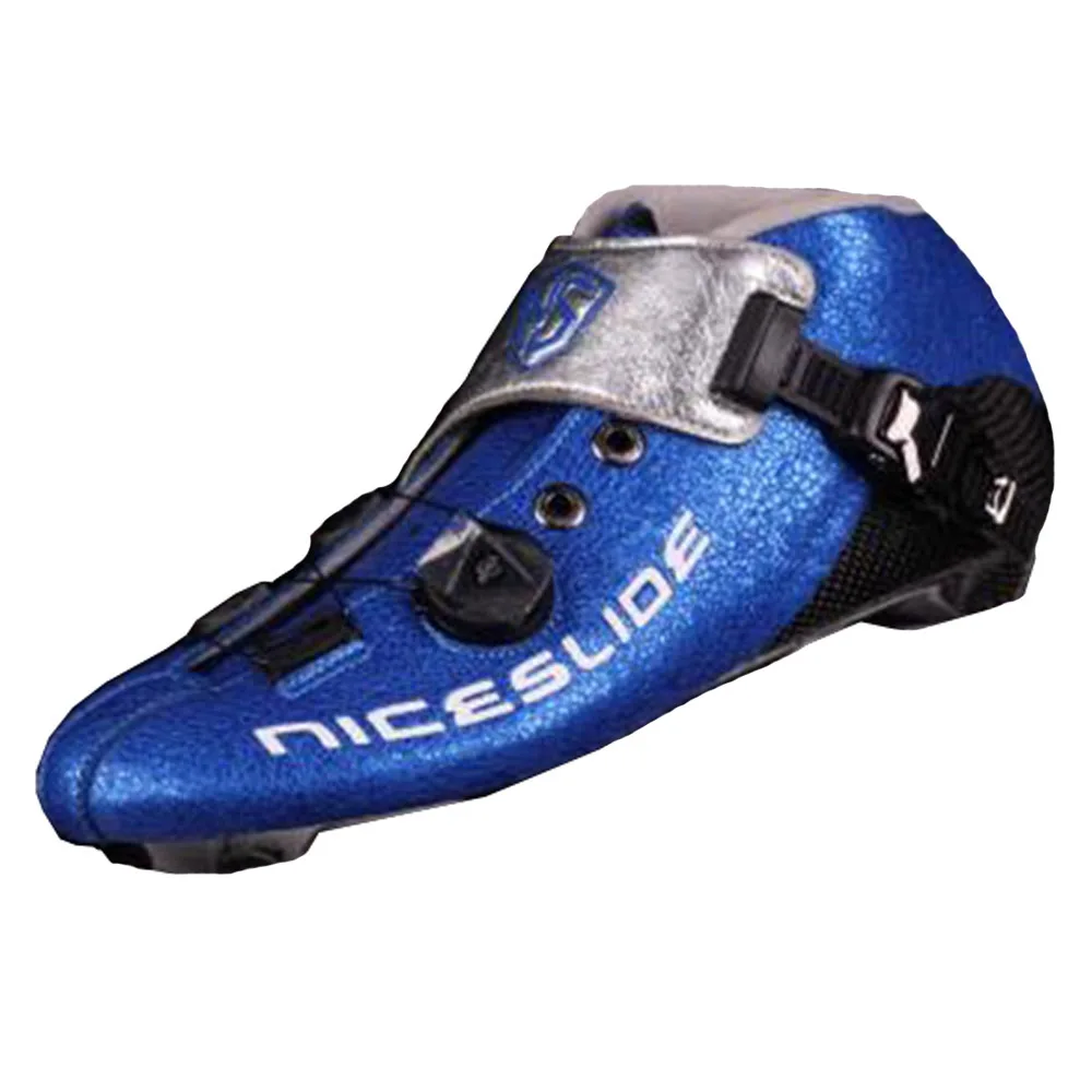 Фото 1Pair Original Niceslide Speed Inline Skate Boots Self locking Carbon Fiber Professional Competition Speeding Skate Race Skating №3