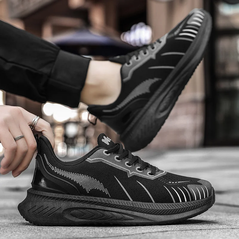 NEW 39-44 Anti-Slip Breathable Men's Casual Sneakers Adult Teenagers Outdoor Running Shoes Walking Shoes School Sports Shoes