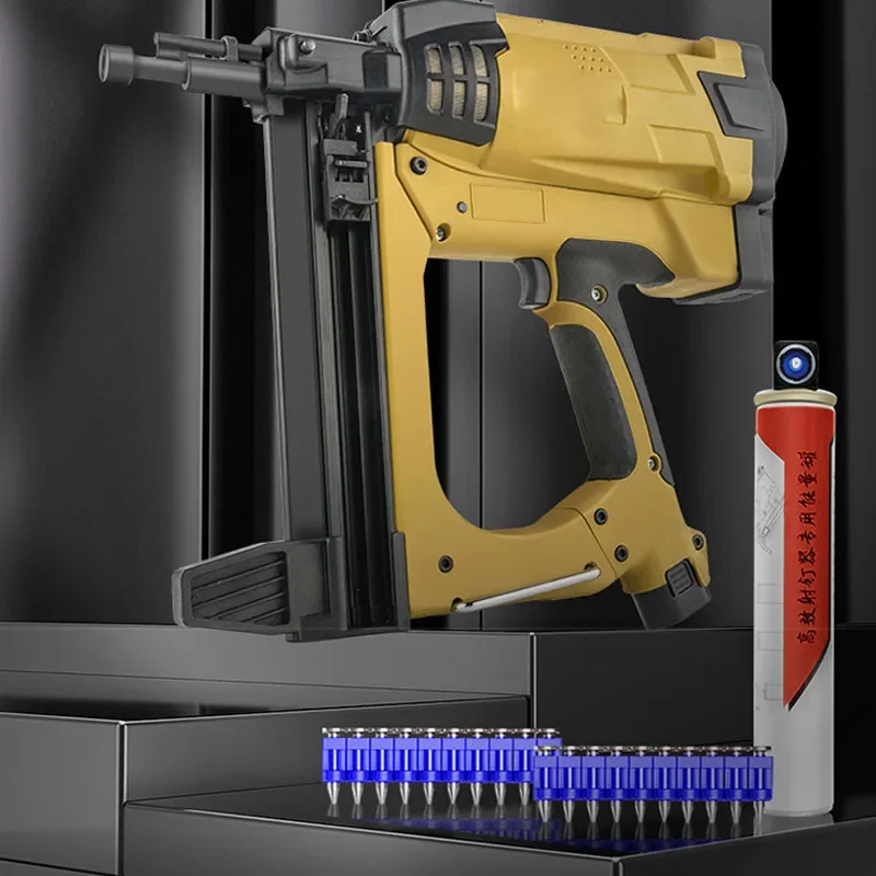 Газовый пистолет стальной для гвоздей многофункциональный газовый гвоздь