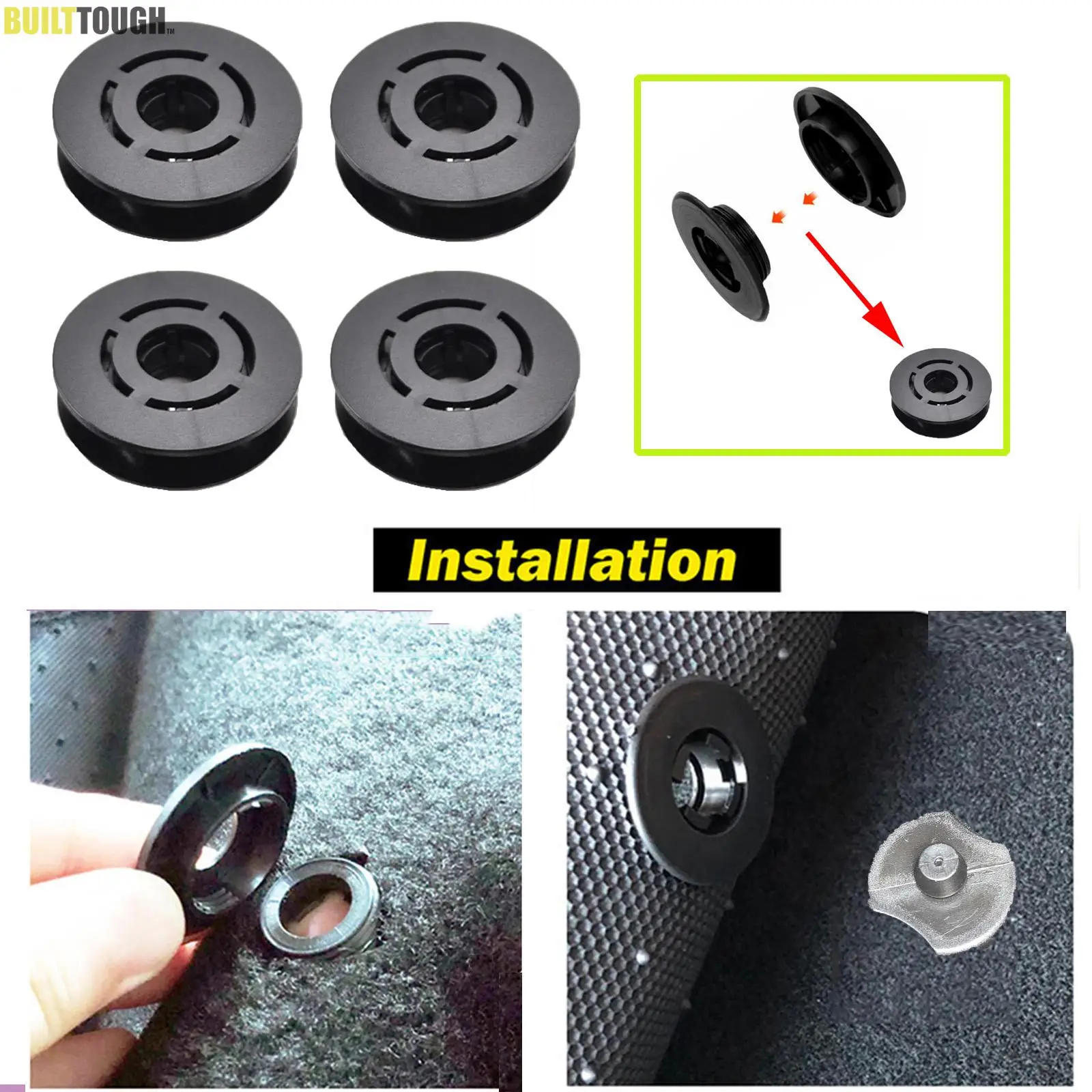 

8x черные пластиковые автомобильные зажимы для коврика, напольные держатели, крепежные зажимы для Audi A1 A3 A4 A5 A6 A7 A8 Q3 Q5 TT 3D08645214PK 3D0864523B41