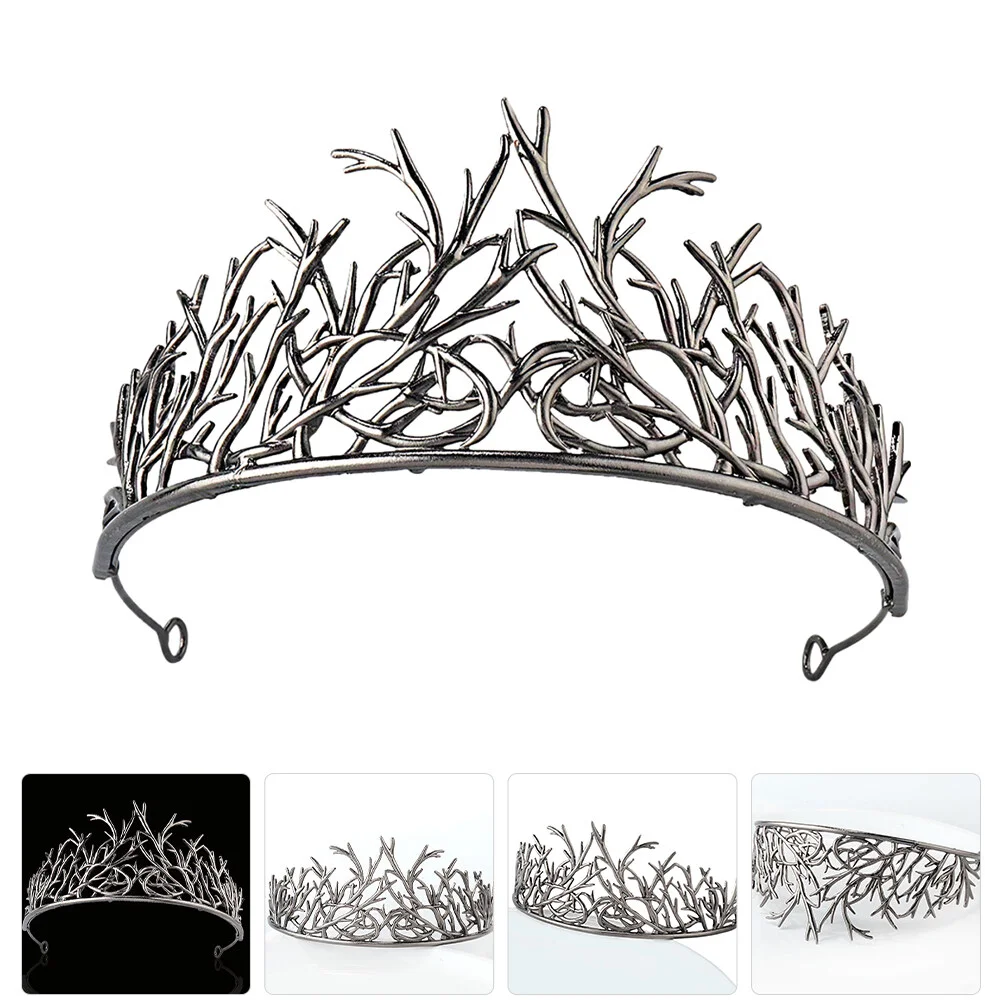 

Crown Leaves Bridal Crowns Wedding Headband Dress Party Hair Accessories Alloy Tiaras Bride Girls
