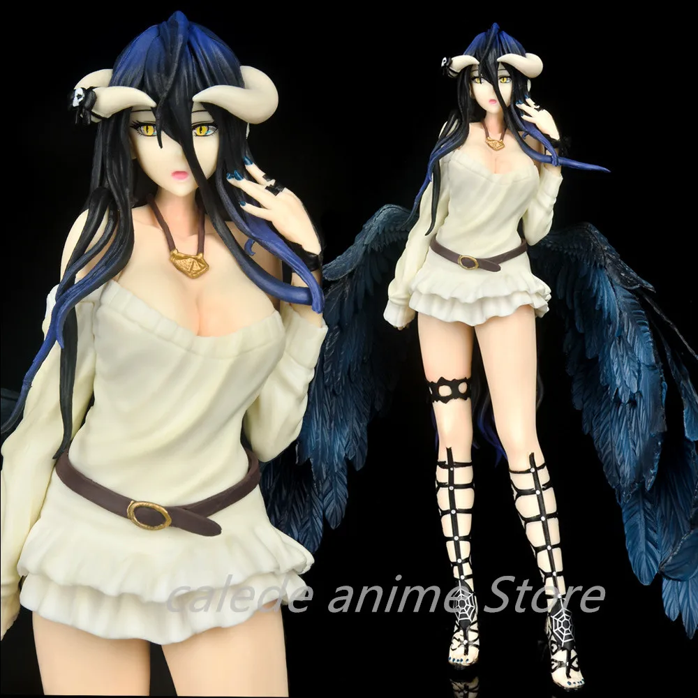 

Better Ver. Anime Overlord Albedo Action Figure So-Bin Fantasy Adventure Sexy Excellent Model Toy Statue Collectibles Gift 27cm