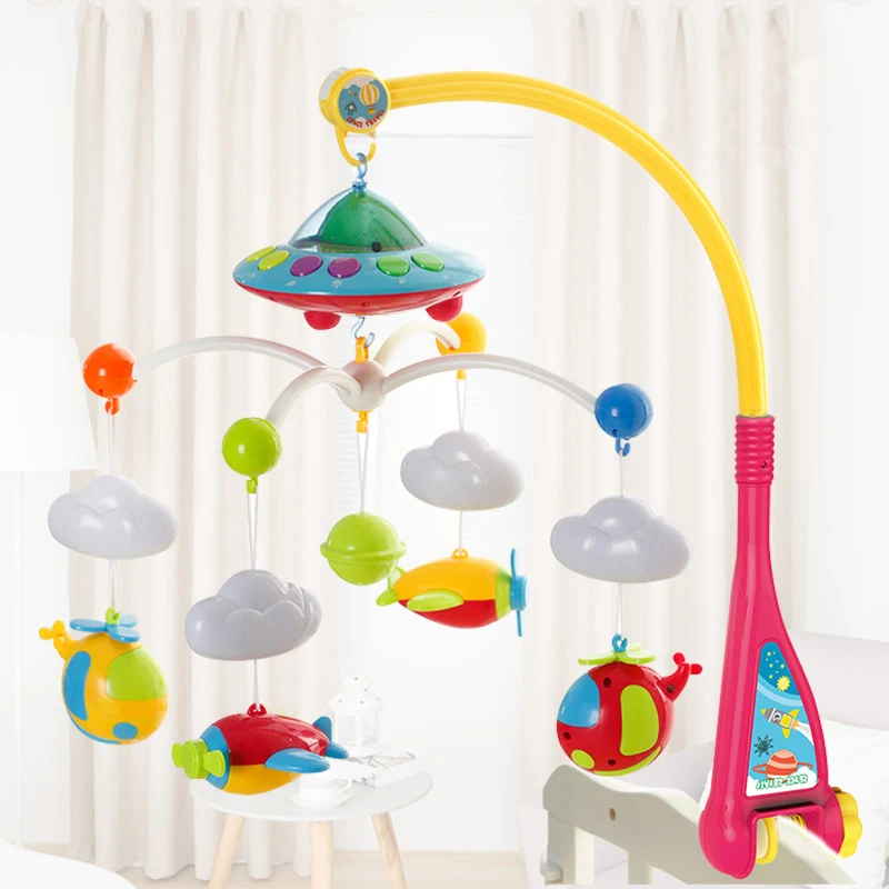 

0-12 Months Baby Toys Bed Bell Animal Musical Crib Mobile Hanging Rattles Newborn Early Learning Kids Toy