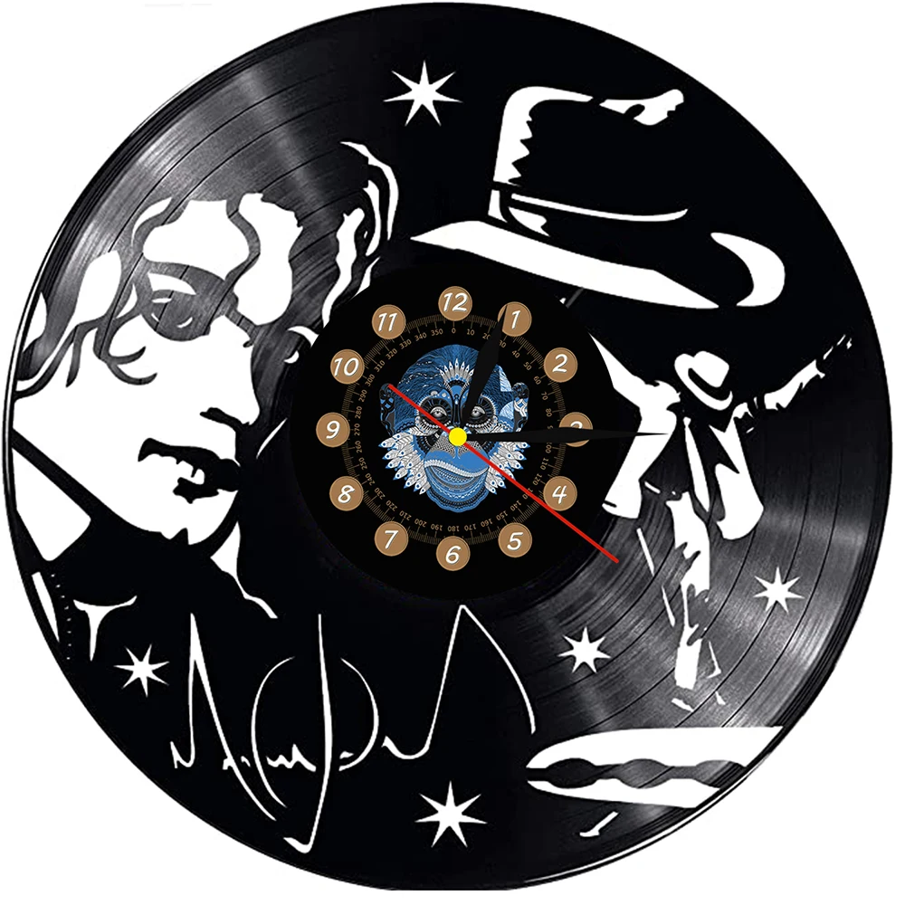 

Dancing Michael Jackson Vinyl Clocks LED Vinyl Record Wall Clock with 7 Colors LED Change Wall Watch Home Decor