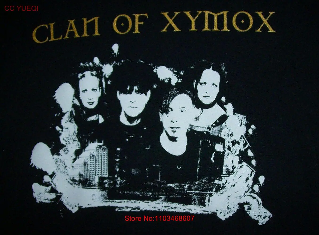 Футболка Clan Of XYMOX Band Post-Punk Tour Rock подарок для мужчин и женщин