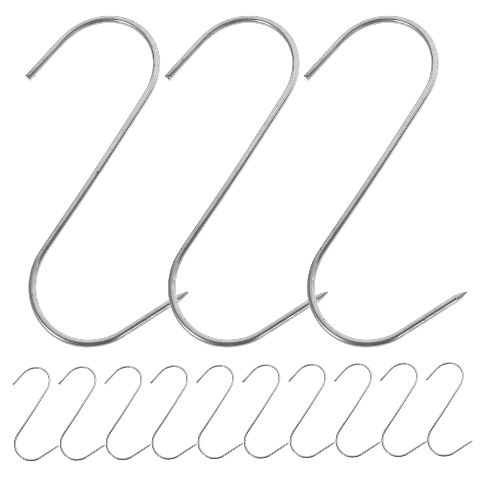 

Hooks Meat S Hanging Butcher Hook Bacon Hanger Hangers Roast Duck Poultry Smoker Beef Metal Shaped Kitchen Tool Grill Processing