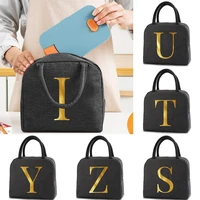 lunch bags for kids women cooler bag insulated portable canvas box thermal food container work school picnic dinner handbag