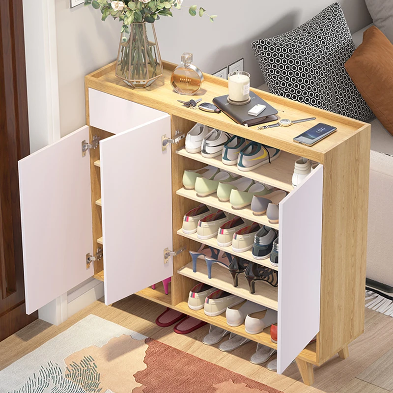 

Nordic Partition Shoe Cabinets Living Room Simple Storage Entryway Low Price Shoe Rack Design Space Saving Schrank Furniture