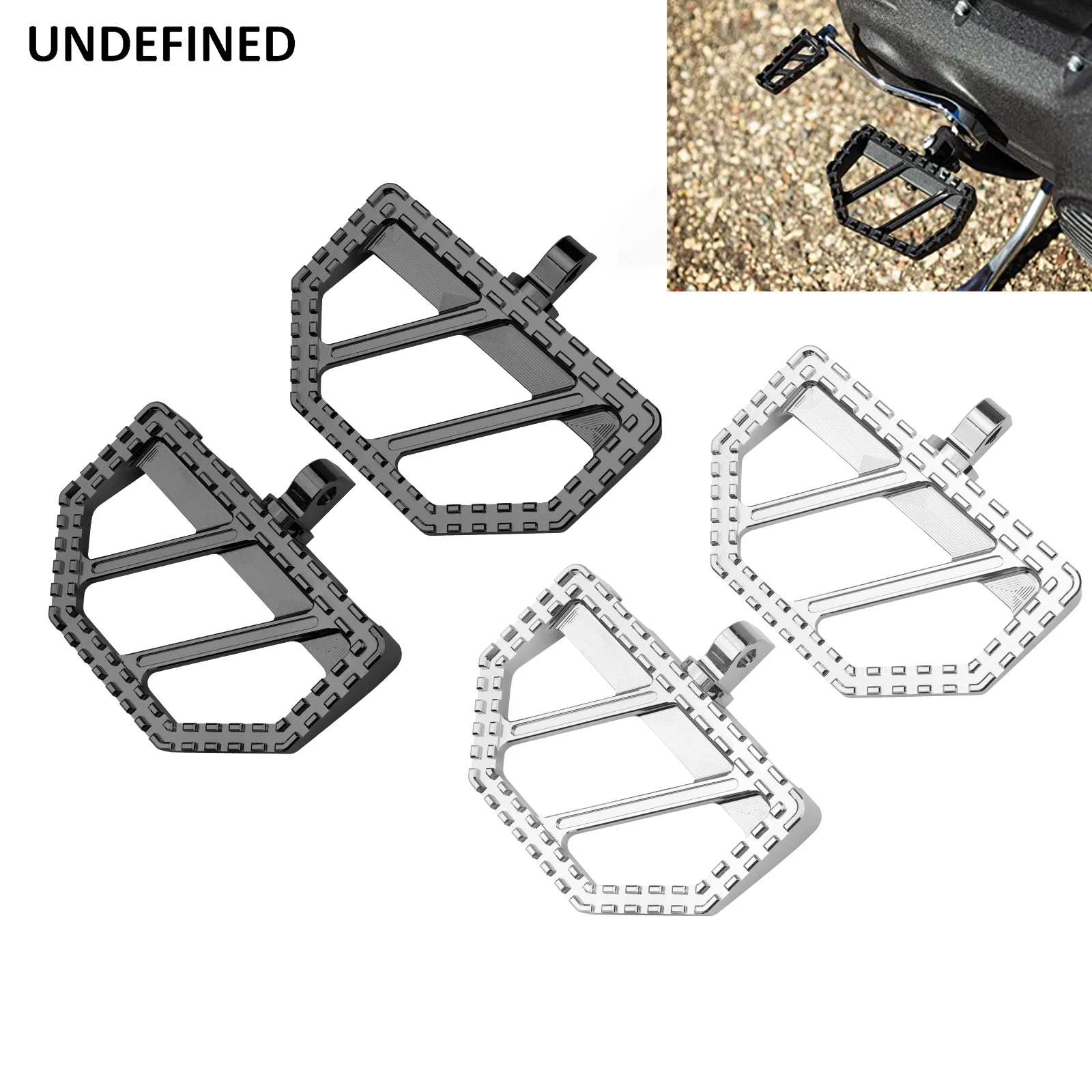 Motorcycle Riot Mini Foot Pegs MX Footrests Pedals Passenger Floorboards For Harley Touring FLH Dyna Softail FLS Chopper Bobber