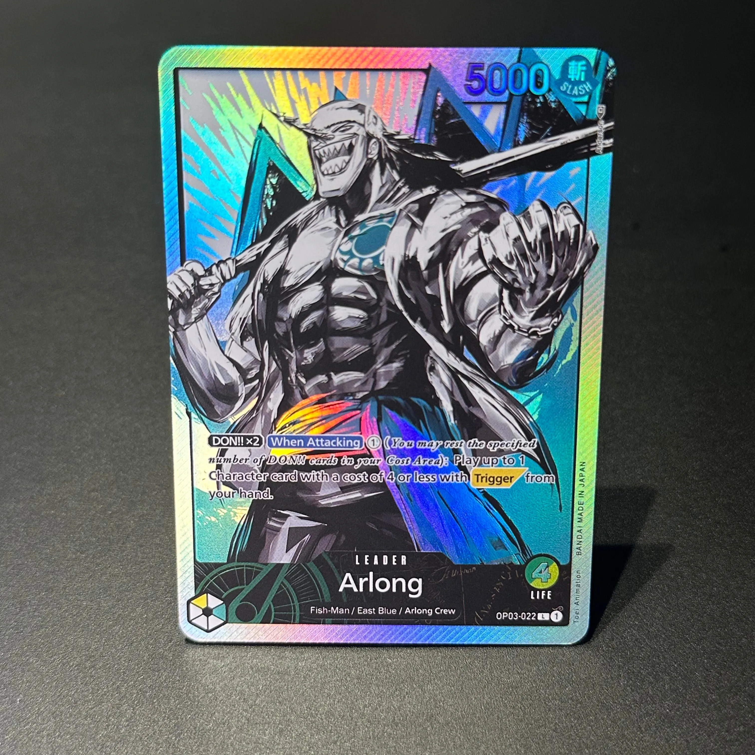 Фото Аниме ONE PIECE FOIL Proxy Cards DIY OPCG English Leader Arlong Katakuri Linlin Iceburg Kuro Nami Game Коллекционные карты аниме №2