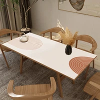 simple cool color table mat tablecloth waterproof oil proof disposable pvc hot tea table tv cabinet table mat table mat