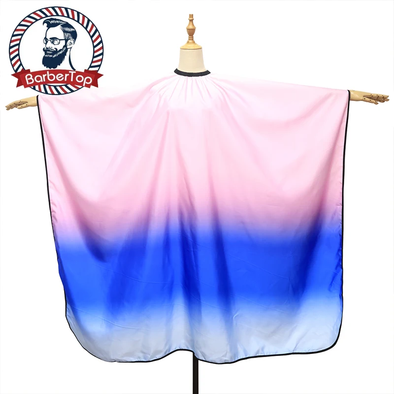 

Pinkblue Barber Haircut Cloth Hairdresser Apron Hair Cut Cape Hairdress Gown Hairdressing Coat Barbershop Salon Tool Accessory