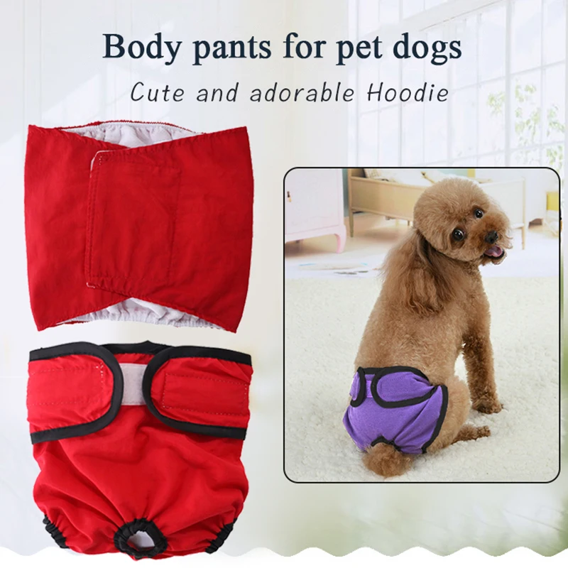 

Breathable Dog Shorts Comfortable Puppy Physiological Pants Diaper Pet Underwear For Small Medium Girl Boy Dogs Nappy Wrap