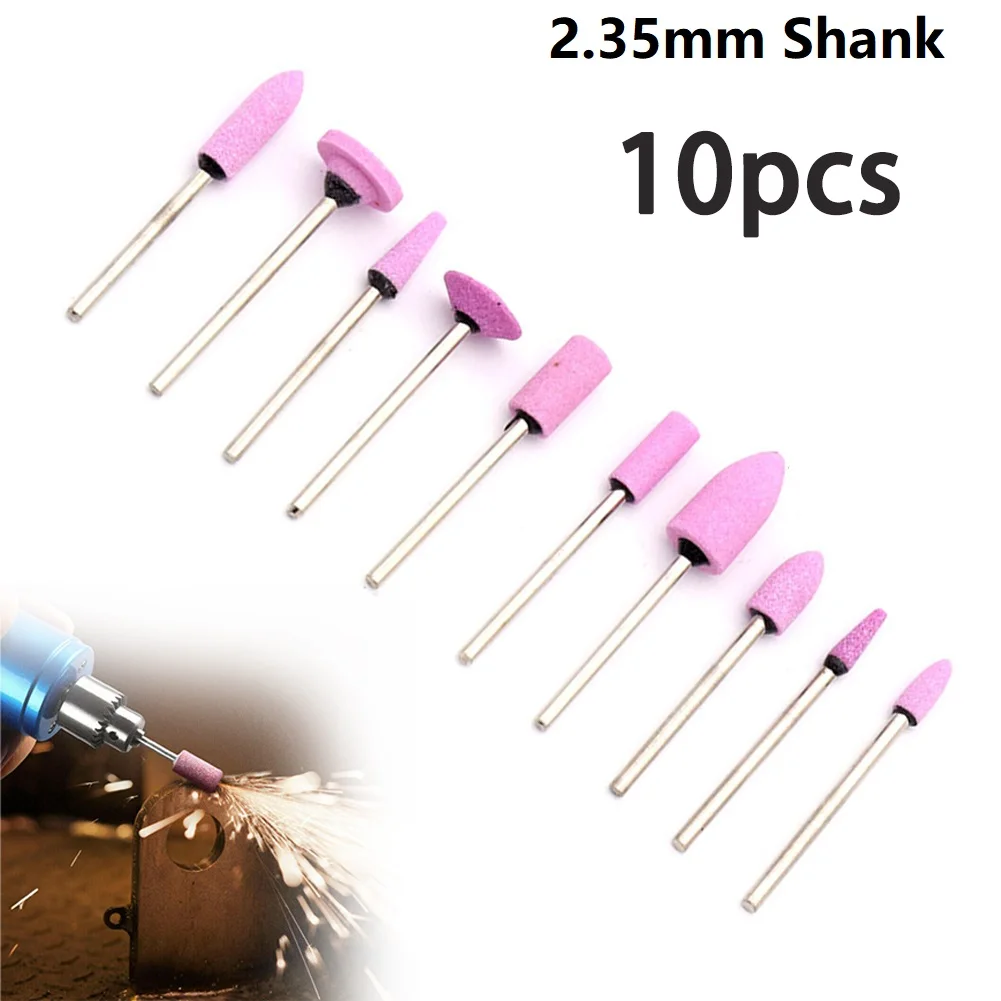 10 шт. абразивный монтажный камень Хромовый корундовый вращающийся инструмент