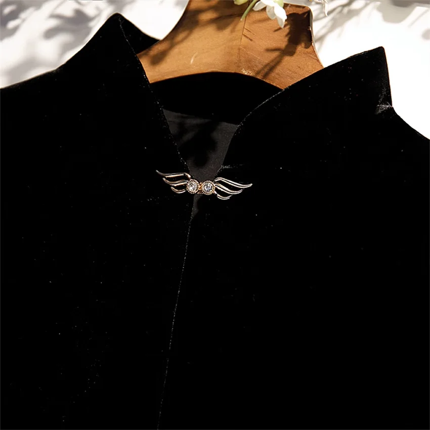 Новая Винтажная элегантная женская Золотая Бархатная накидка-болеро аксессуары