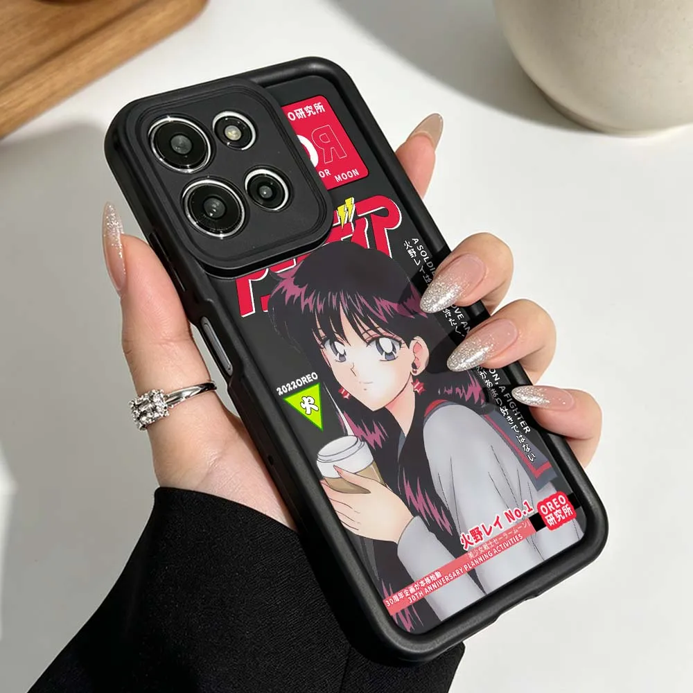 Фото Чехол для телефона B-Battle Girl Anime для Motorola Moto G86 G85 G75 G56 G06 Edge 70 60 50 Fusion Eye Ladder, силиконовый чехол №3