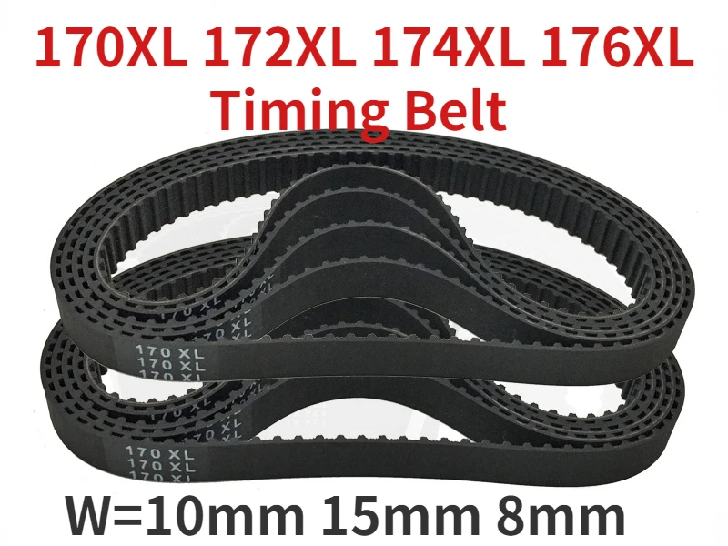 

Ремни ГРМ 170XL 172XL 174XL 176XL 10 мм 8 мм 15 мм 5,08 шаг серии XL 85T, 3 шт./партия