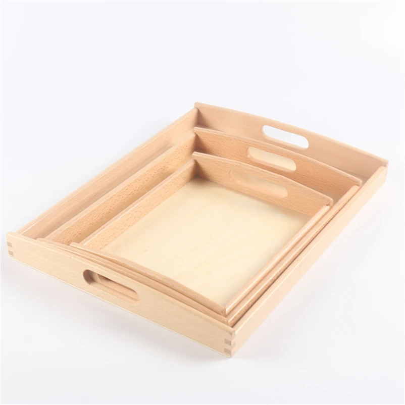 

Обучающие деревянные игрушки Монтессори, практичная жизнь, материал Монтессори, набор деревянных подносов, аксессуары для занятой доски A44W
