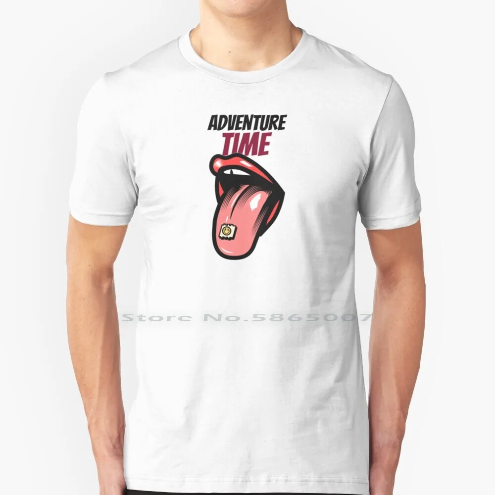 Приключения времени Футболка 100% хлопок Triping психоделическая футболка кислота