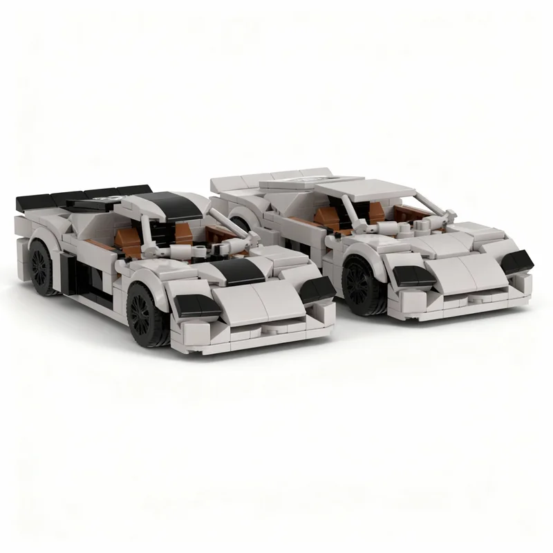 Фото 706 деталей MOC City Champions Ssc Ultimate Aero, набор строительных блоков, идея для рождественского подарка, коллекция, креативный декор для демонстрации. №1