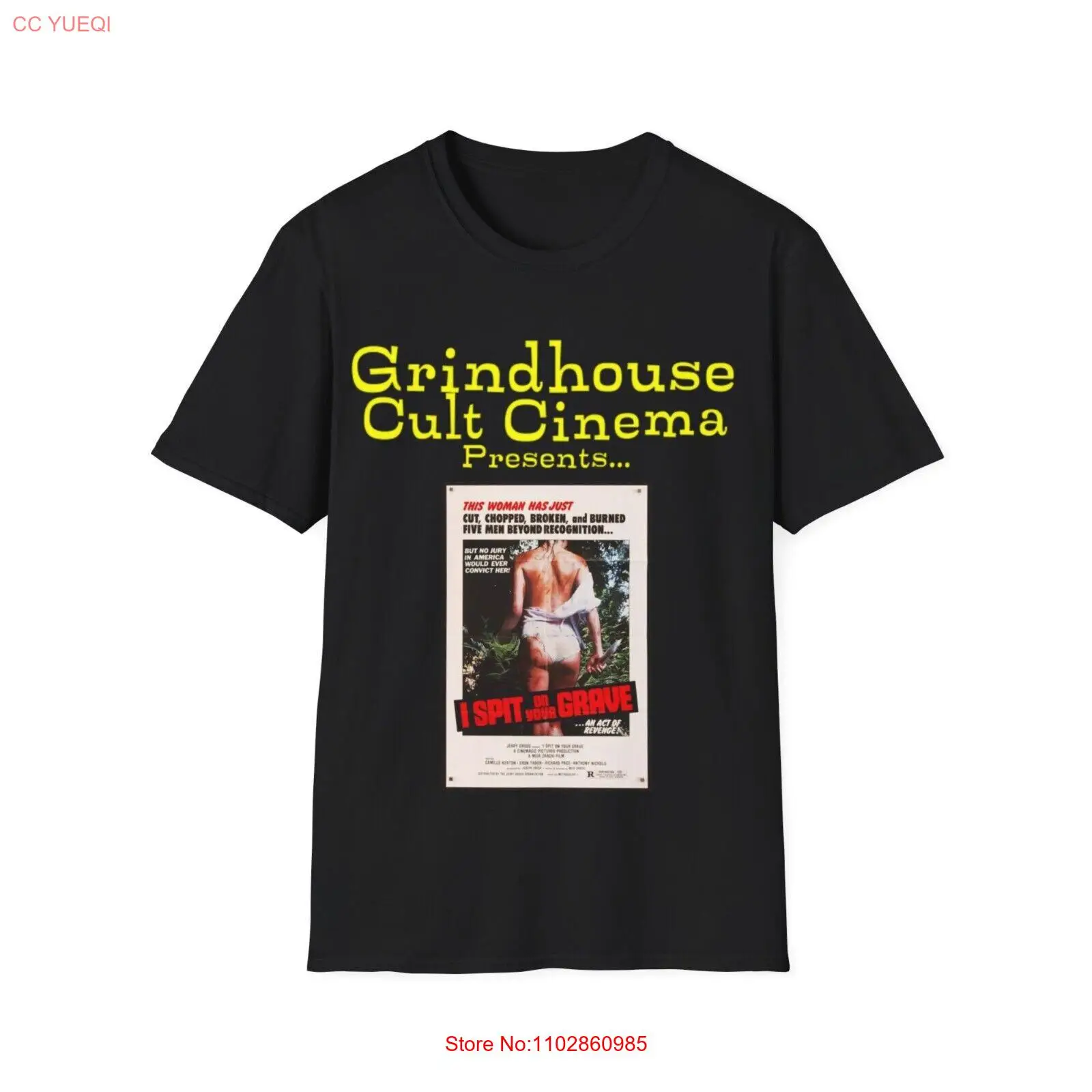 Подарки в культовом кинотеатре Grindhouse... Футболка Я верю на твоей могиле Новая без
